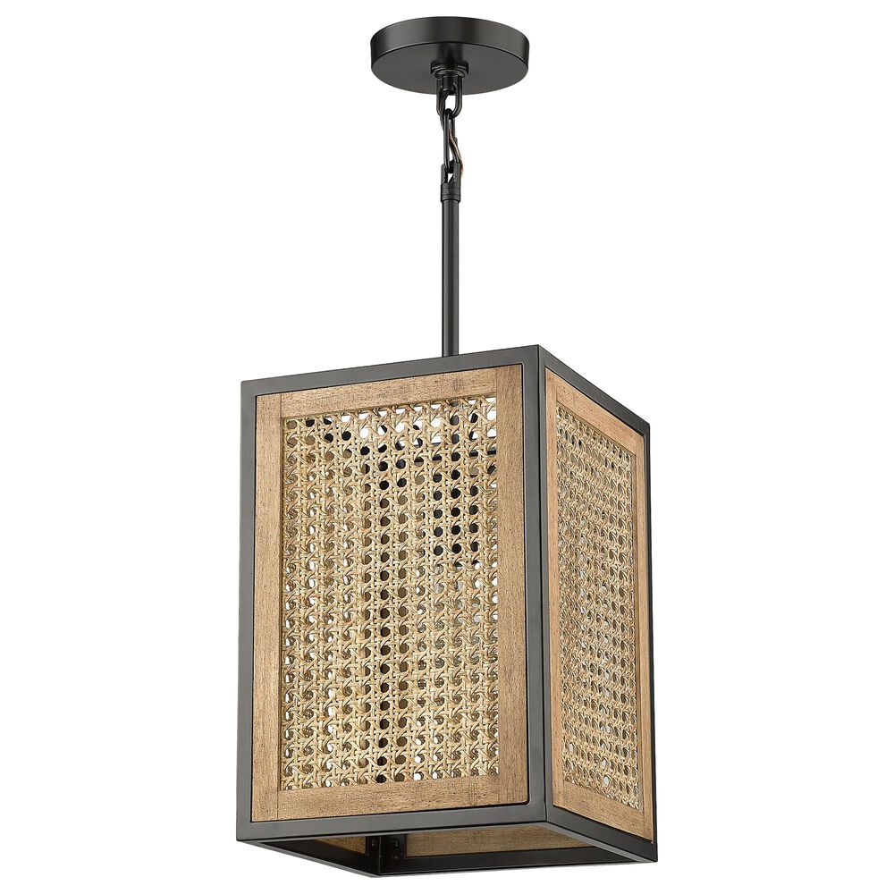 Golden Lighting Rowan Small Pendant in Matte Black, , large