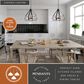 Vaxcel Taylor 4-Light Pendant in Textured Black and Ash Gray, , large