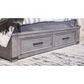 Ashley Russelyn Queen Storage Bed in Gray, , large