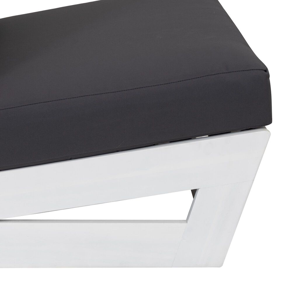 Linon Home Decor Silbury Patio Armless Chair in Grey, , large