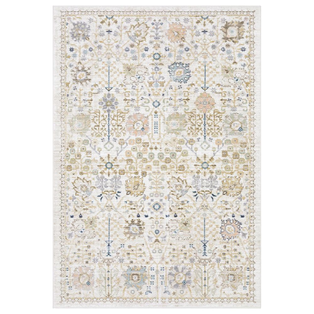 ROW by Oriental Weavers Cavett Blue 7"10" x 10"10" Area Rug, , large
