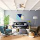 Hunter Cranbrook Low Profile 52" Ceiling Fan with Light in Dove Grey, , large