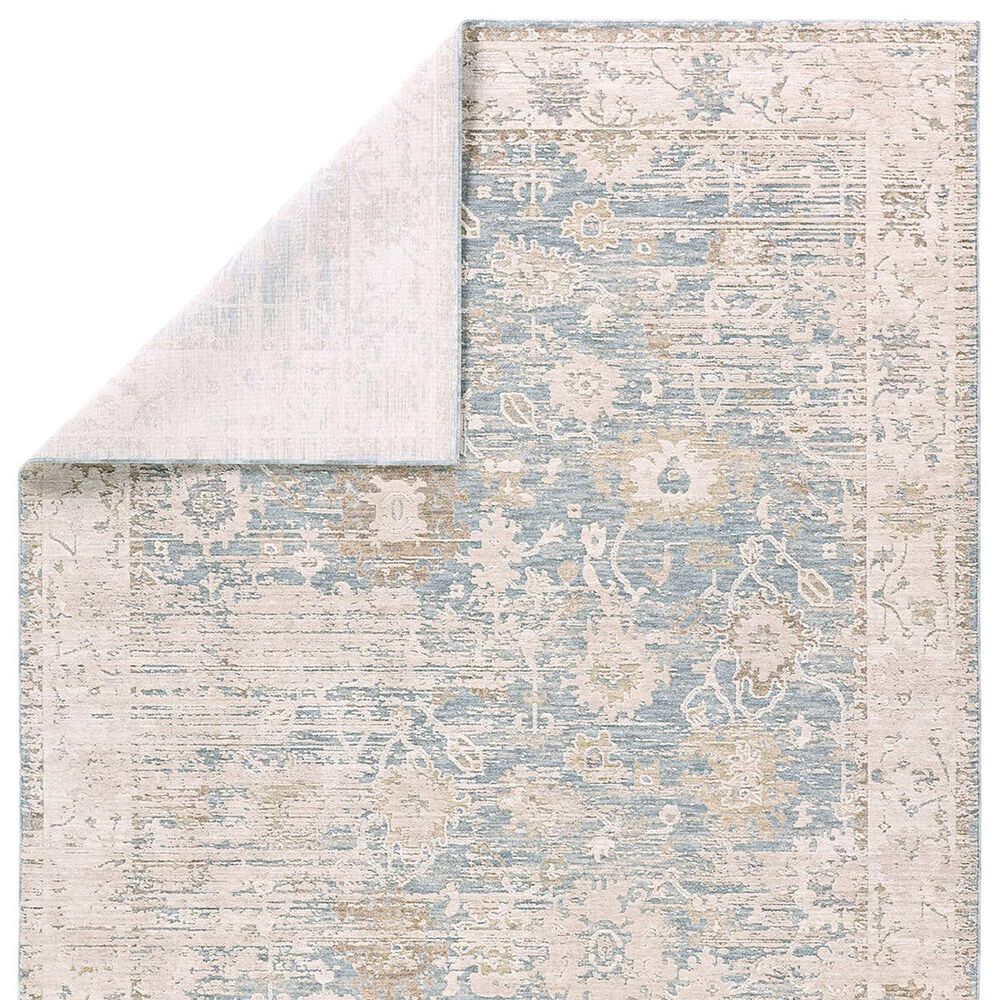 Jaipur Zarif Lupine Tan and Blue 6' x 9' Area Rug, , large
