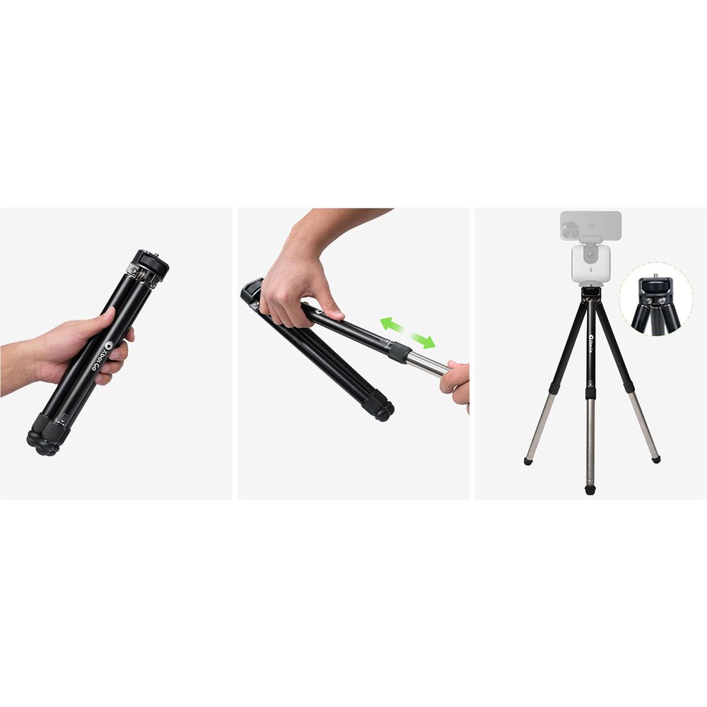 XbotGo NT1 3.77 Ft Tripod in Black, , large