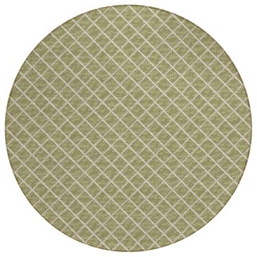 Dalyn Rug Company York 10" Round Aloe Indoor/Outdoor Area Rug, , large