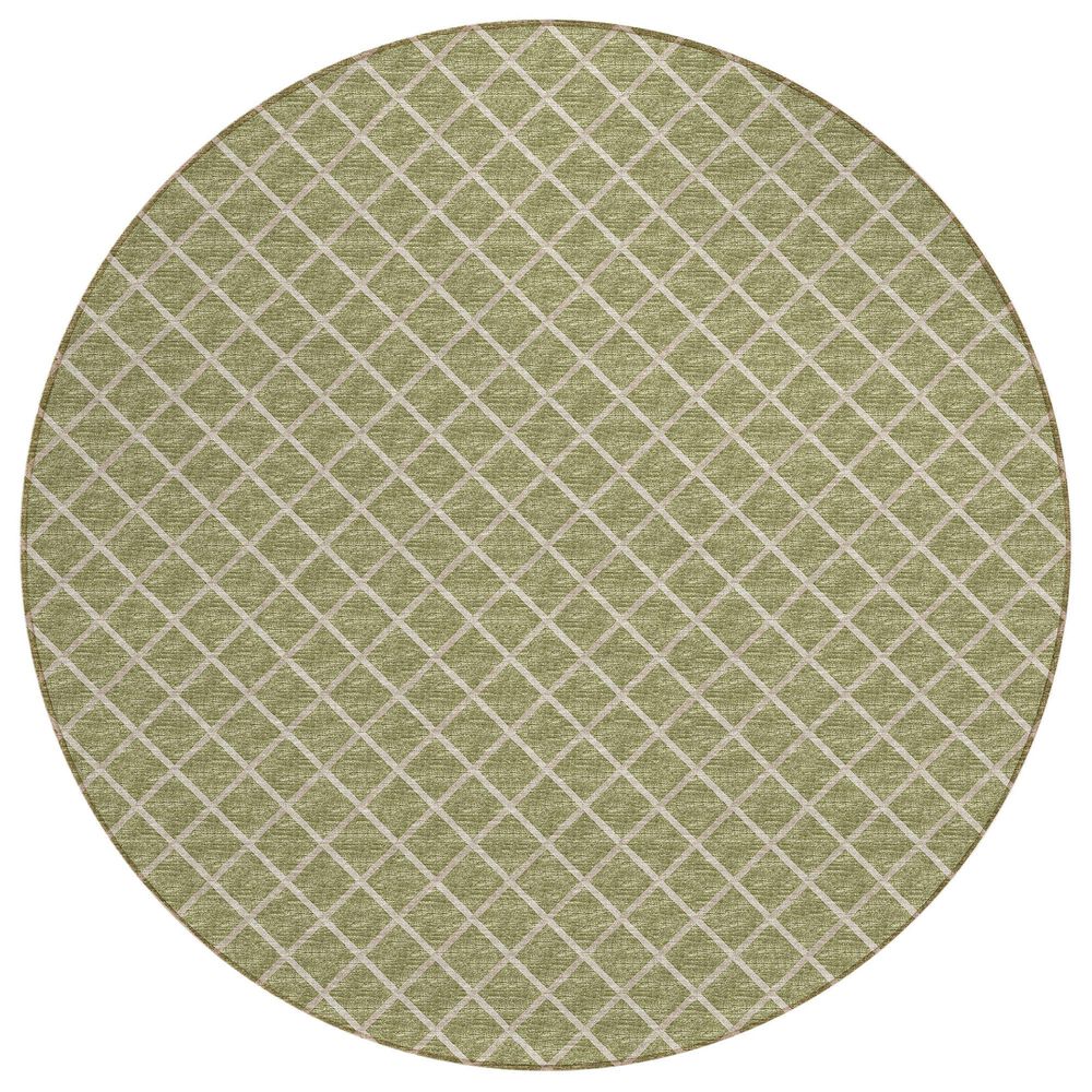 Dalyn Rug Company York 10" Round Aloe Indoor/Outdoor Area Rug, , large