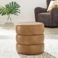 Ashley Ummi Swivel Accent Ottoman in Caramel, , large