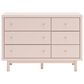 Ashley Wistenpine 6-Drawer Dresser in Blush, , large