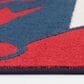 Central Oriental Terrace Tropic Lively Lobsters 6"7" x 9"6" Sapphire and Snow Area Rug, , large