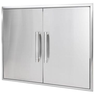 Coyote Outdoor 31" Double Access Doors in Stainless Steel, , large