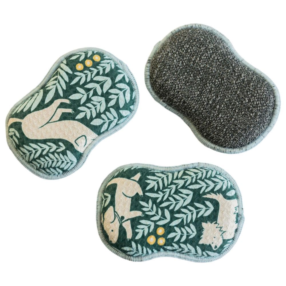 Once Again Home Dog Park Reusable Sponges in Teal &#40;Set of 3&#41;, , large
