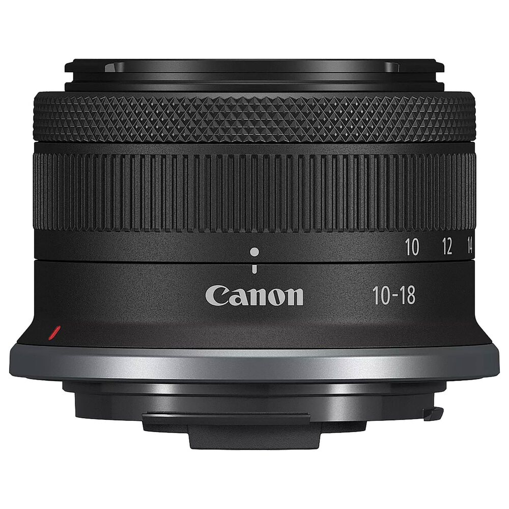 Canon RF-S 10-18mm F4.5-6.3 IS STM Ultra-Wide Angle Zoom Lens in Black, , large