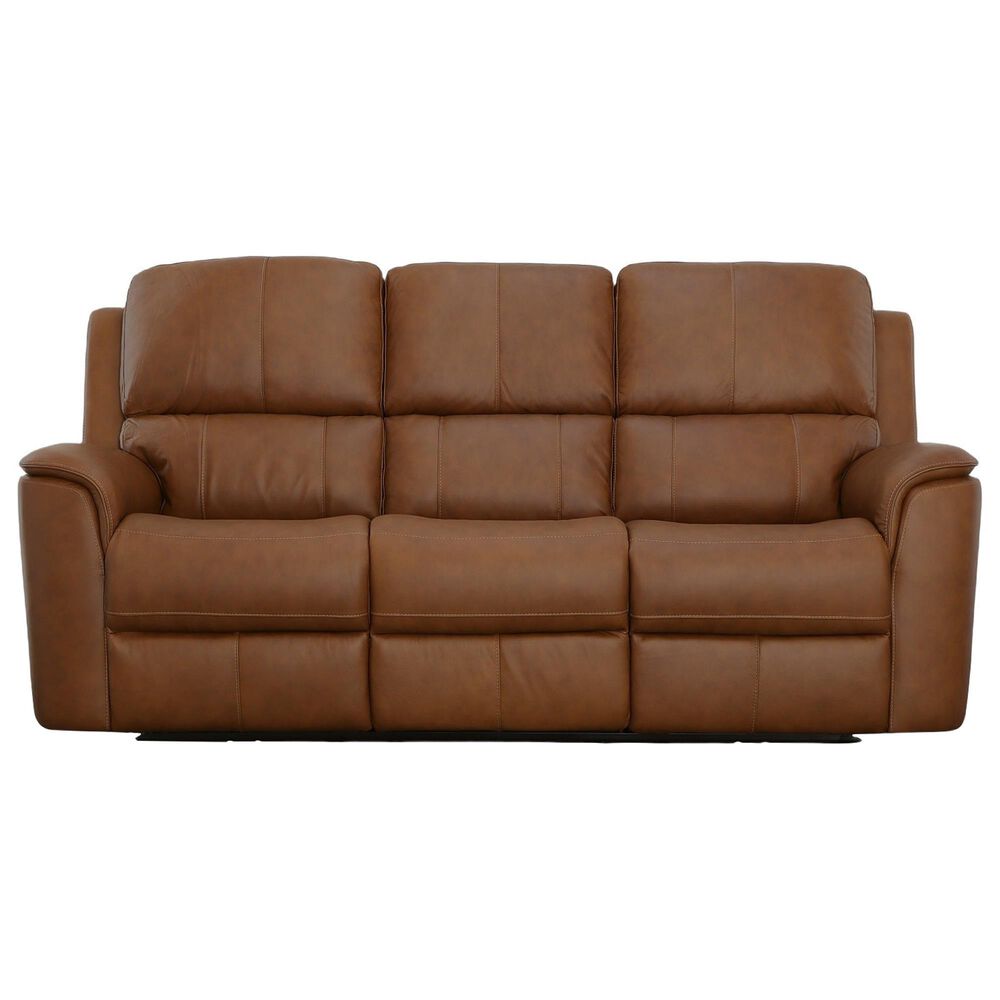 Flexsteel Henry 2-Piece Power Reclining Sofa and Recliner in Caramel Brown, , large