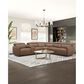 Interlochen 6-Piece Power Reclining Leather Sectional with Power Headrest in York Chestnut, , large