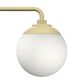Hunter Hepburn 3-Light Vanity in Painted Modern Brass, , large