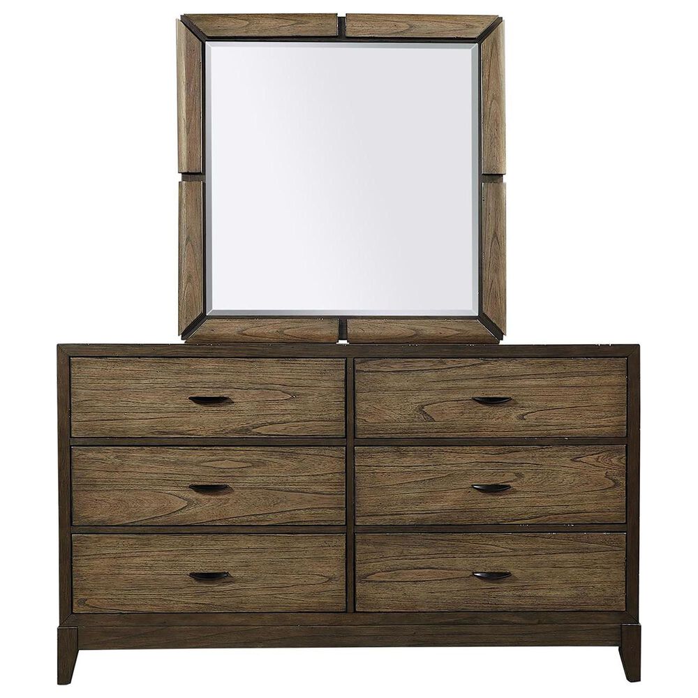 Riva Ridge Westlake Dresser and Mirror Set in Portobello, , large