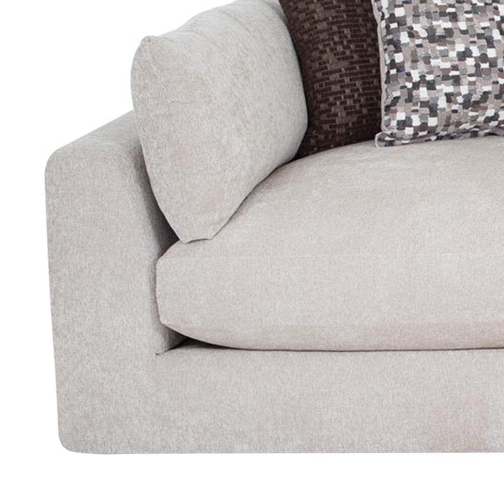 Moore Furniture Pollock 3-Piece Stationary Symmetrical Sectional in Linwood Linen, , large