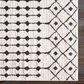 Surya Moroccan Shag 2"7" x 7"3" Black and White Runner, , large