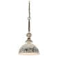 Southern Lighting Liza 1-Light Distressed Metal Pendant, , large