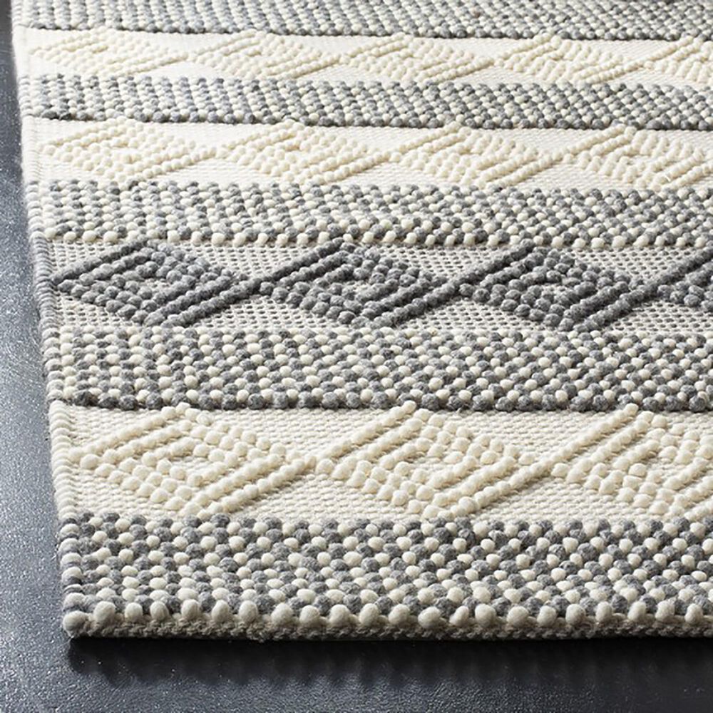 Safavieh Natura NAT105F 10&#39; x 14&#39; Grey and Ivory Area Rug, , large