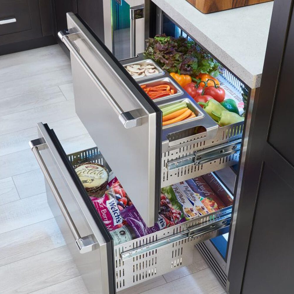 Perlick Signature Marine 5.2 Cu. Ft. Refrigerator Drawers in Stainless Steel and Panel Ready, , large