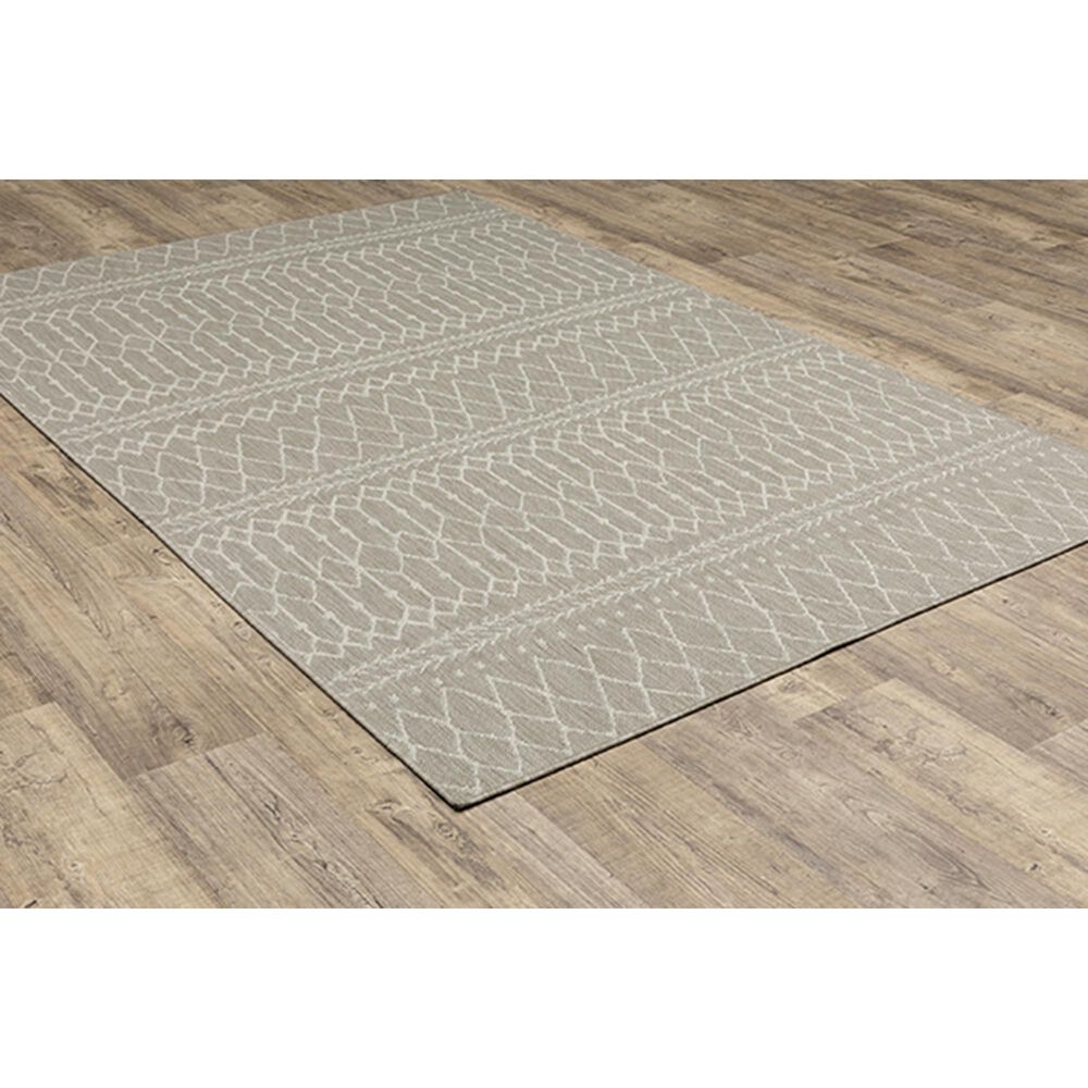 Oriental Weavers Portofino 670H4 6&#39;7&quot; x 9&#39;2&quot; Gray Area Rug, , large