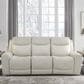 Ashley Mindanao Power Reclining Sofa in Coconut, , large
