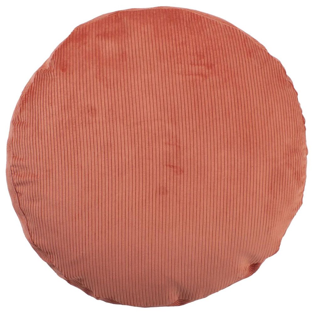 Howard Elliott Pana Tall Pouf in Terracotta, , large