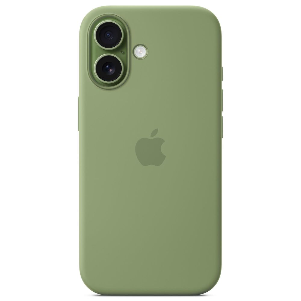 Apple Silicone Case with MagSafe for iPhone 17 in Light Moss, , large
