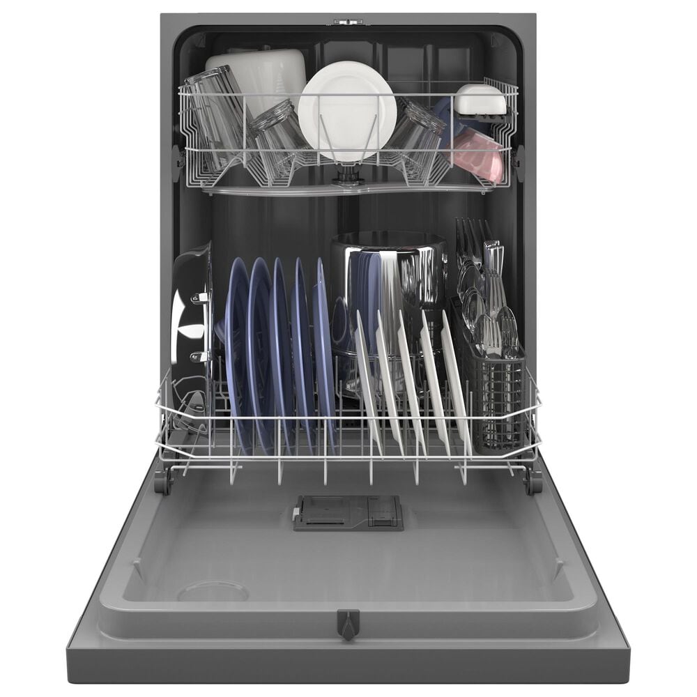 GE Appliances 24 &quot; Built-In Dishwasher with Steam + Sanitize in Stainless Steel, , large