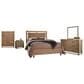 Viceray Collections Lodge and Loft 5-Piece Queen Bedroom Set in Blond Oak, , large