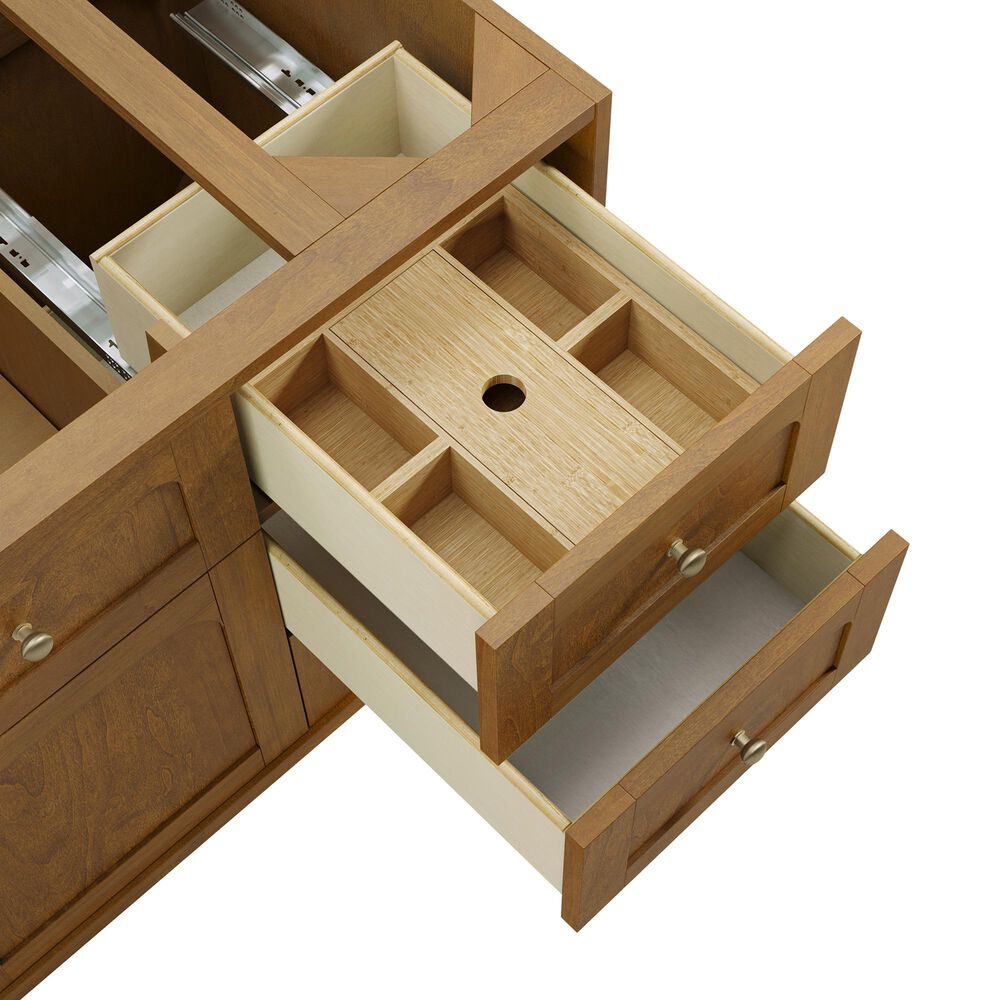 James Martin Laurent 48" Single Bathroom Vanity Cabinet in Honey Oak, , large