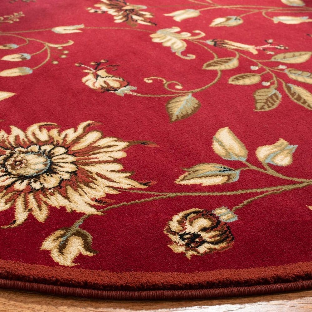 Safavieh Lyndhurst  LNH552 5&#39;3&quot; Round Red and Multicolor Area Rug, , large