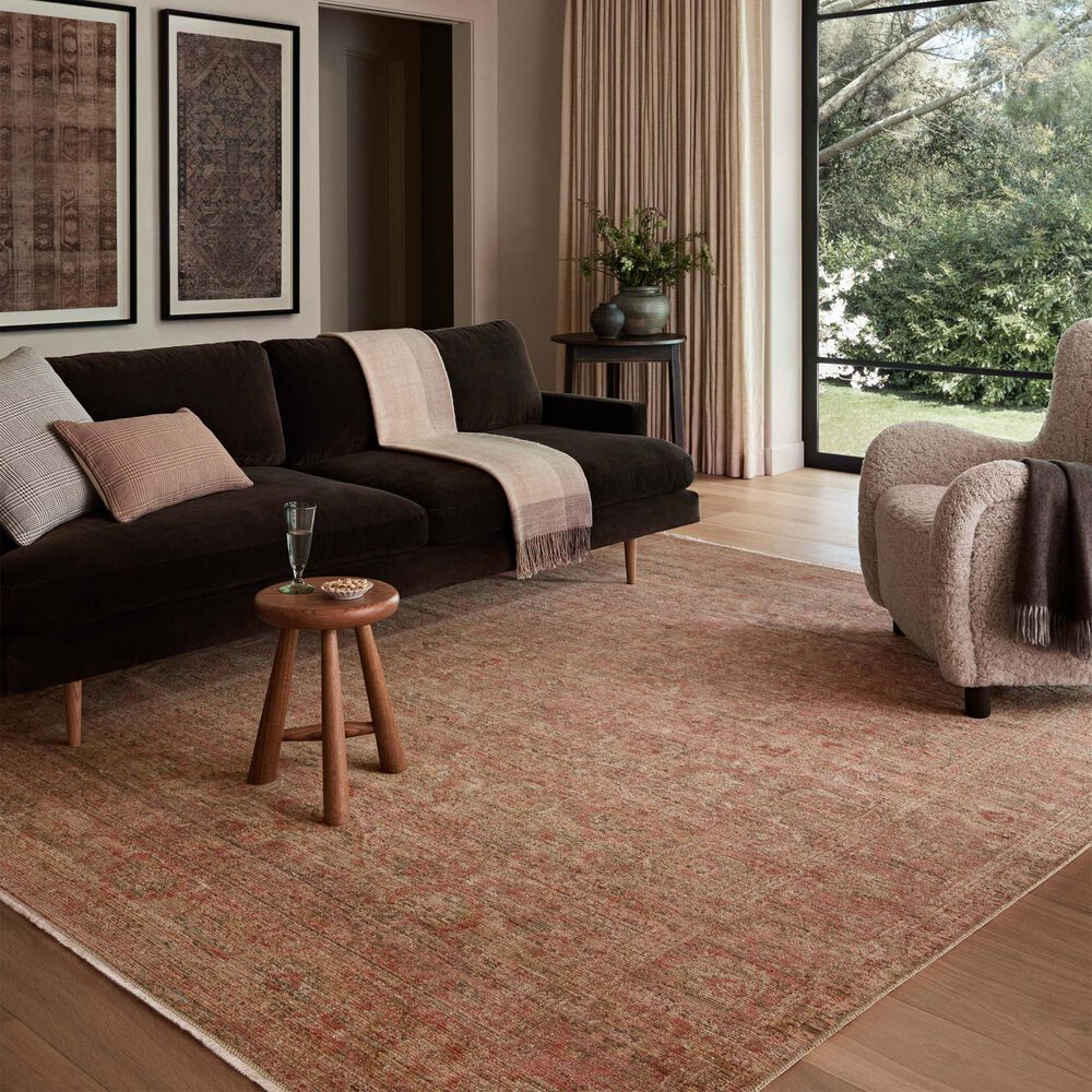 Amber Lewis x Loloi Molly Brick and Bark 2'7" x 10' Runner, , large