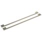 Monogram Minimalist Handle Kit for Side-by-Side Refrigerator in Stainless Steel, , large