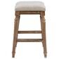 Linon Home Decor Hayes Counter Stool in Hazelnut Brown, , large