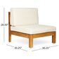 Noble House Kaena 5-Piece Stationary Patio L-Shaped Sectional Sofa Set in Beige, , large