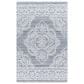 Surya Piazza PZZ-2301 5" x 7"6" White, Gray Area Rug, , large
