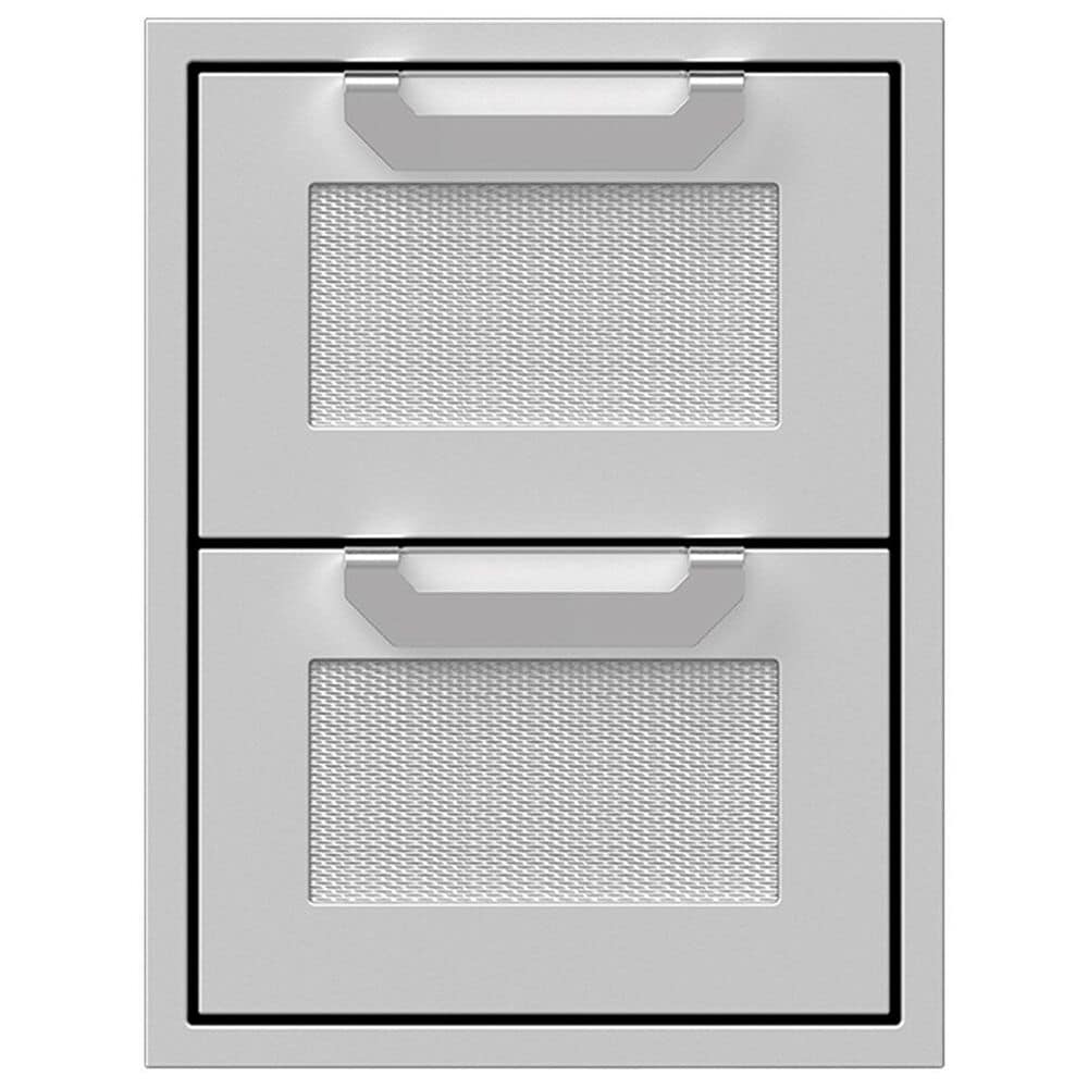 Hestan 16" Double Storage Drawer in Stainless Steel, , large