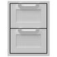 Hestan 16" Double Storage Drawer in Stainless Steel, , large