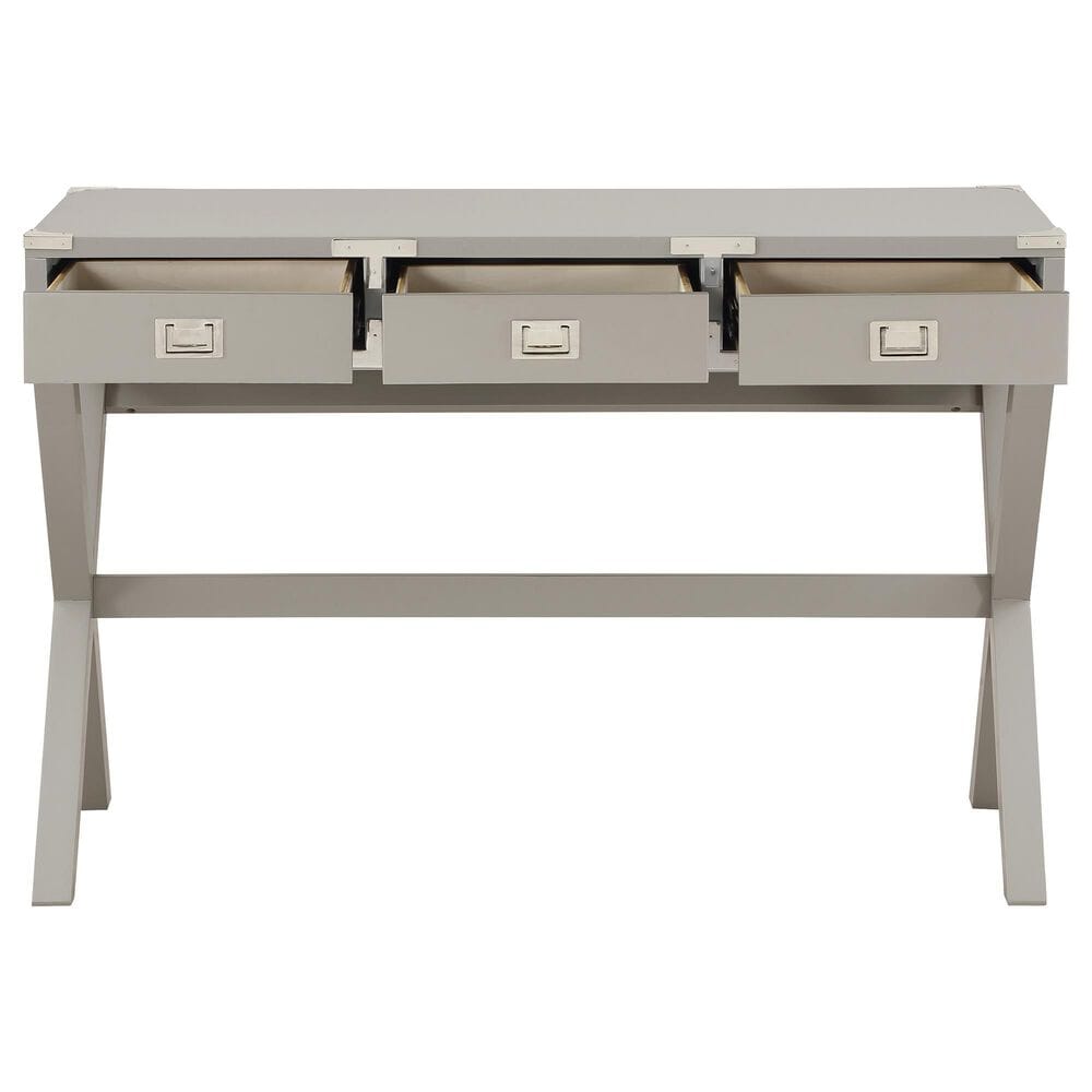 OSP Home Wellington 46&quot; Power Desk in Gray, , large
