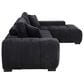 37B Octavia 2-Piece Stationary Right Facing Sectional with Chaise in Black, , large