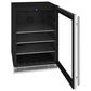 U-Line 5.7 Cu. Ft. Beverage Center with Glass Door in Stainless Steel, , large