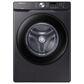 Samsung 4.5 Cu. Ft. Front Load Washer and 7.5 Cu. Ft. Electric Dryer Laundry Pair in Black, , large