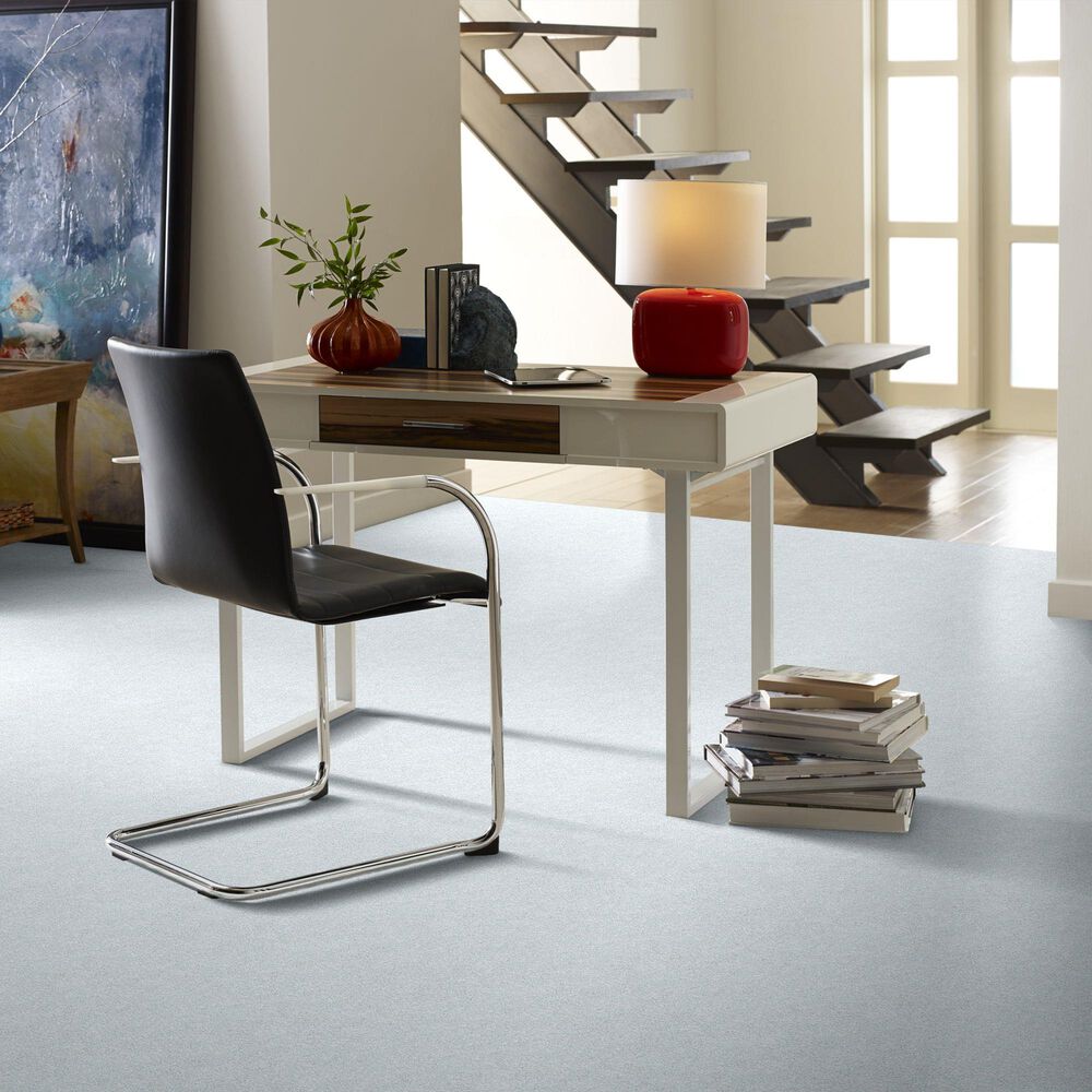 Shaw Find Your Comfort NS Blue Carpet in Bay Waves, , large