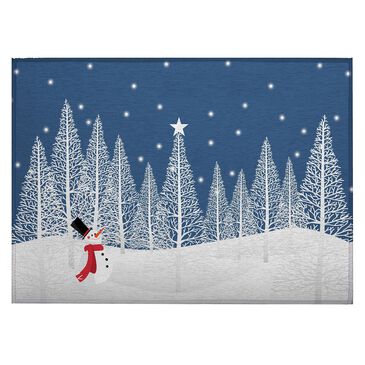 Dalyn Rug Company Wonderland 2" X 3" Navy Indoor/Outdoor Door Mat, , large