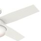Hunter Dempsey 44" Low Profile Ceiling Fan with Light in Fresh White, , large
