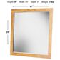 Archbold Furniture Company 2 West Dresser Mirror in Natural, , large