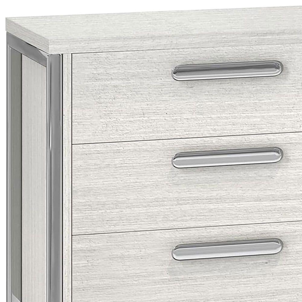 Bernhardt Stratum 6-Drawer Dresser in Mist and Polished Nickel, , large