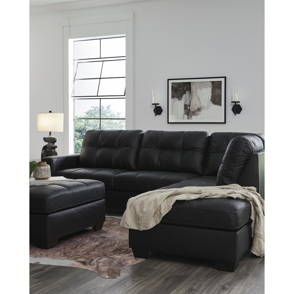 Ashley Barlin Mills Oversized Accent Ottoman in Carbon, , large